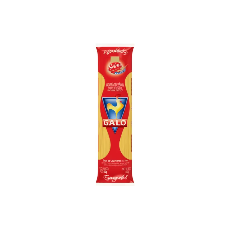 Macarrao Semola Galo 500g Espaguete 8