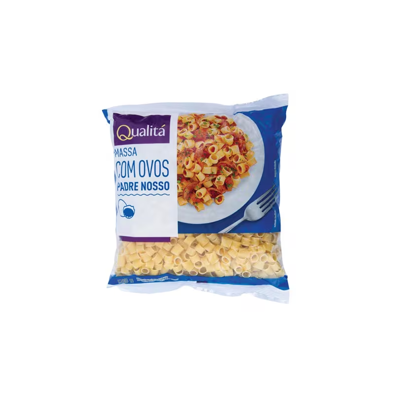 Macarrão Qualitá Padre Nosso com Ovos Embalagem 500g