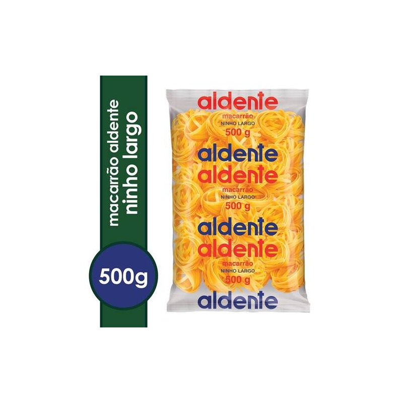 Macarrão Piraquê Aldente Ninho Largo 500g