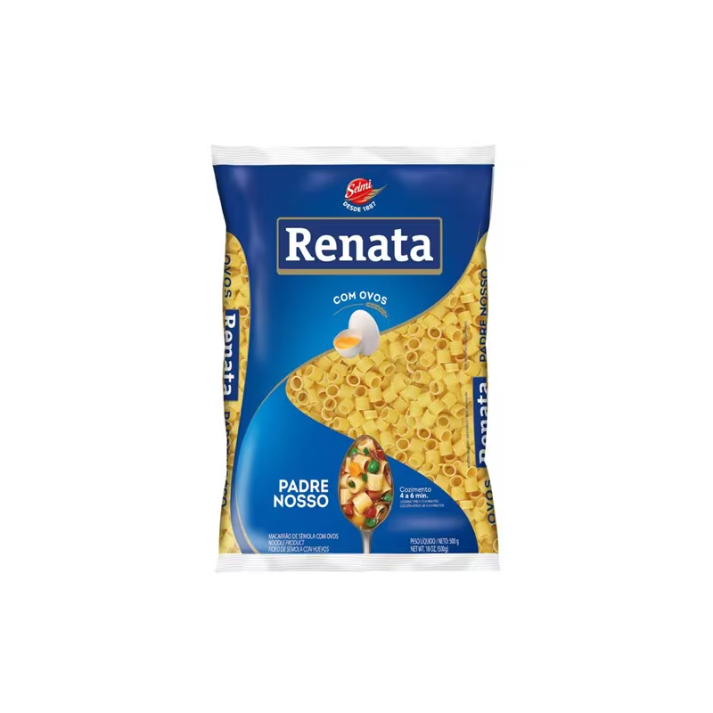 Macarrão com Ovos Renata Padre Nosso Pacote 500g