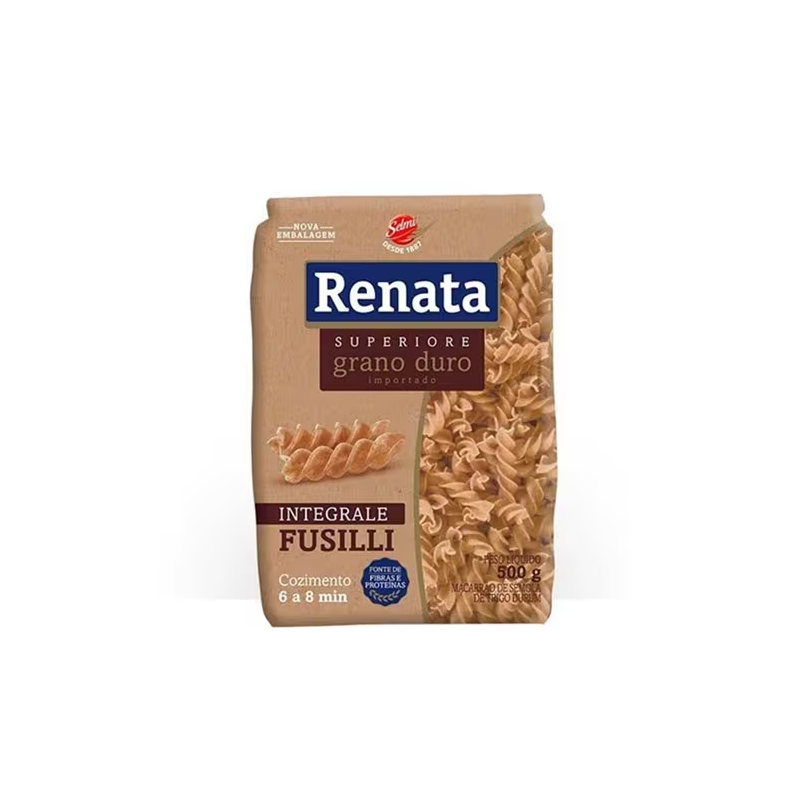 Macarrão Integral Renata Superiore Grano Duro Fusilli 500g