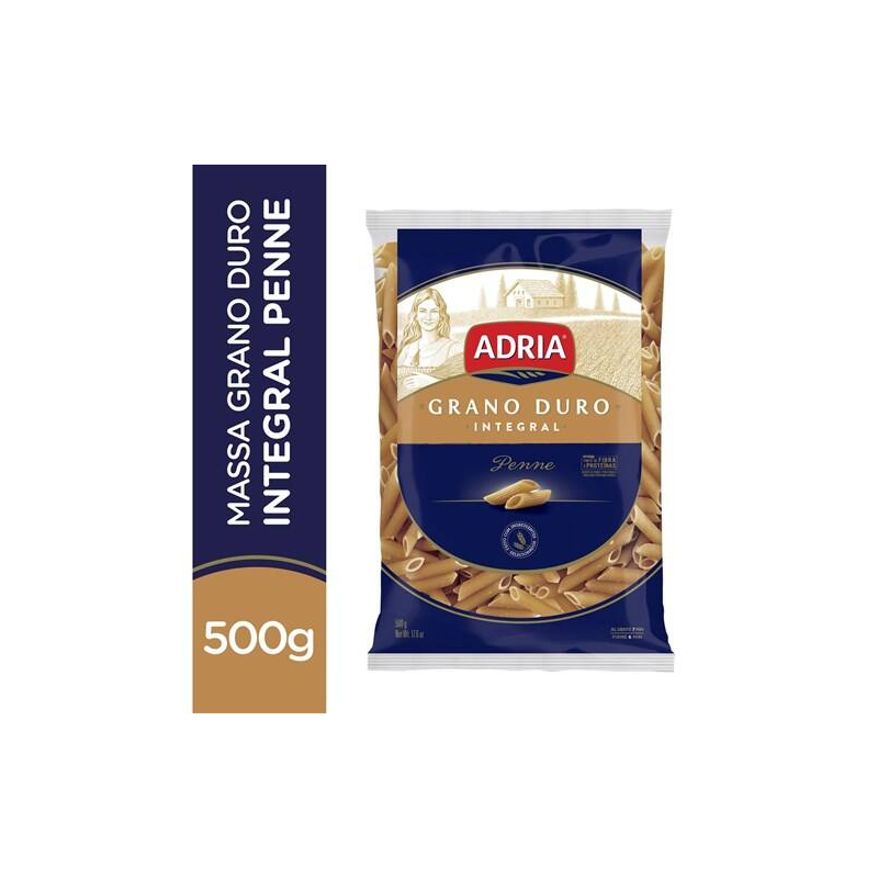 Macarrão Penne Grano Duro Integral Adria 500g
