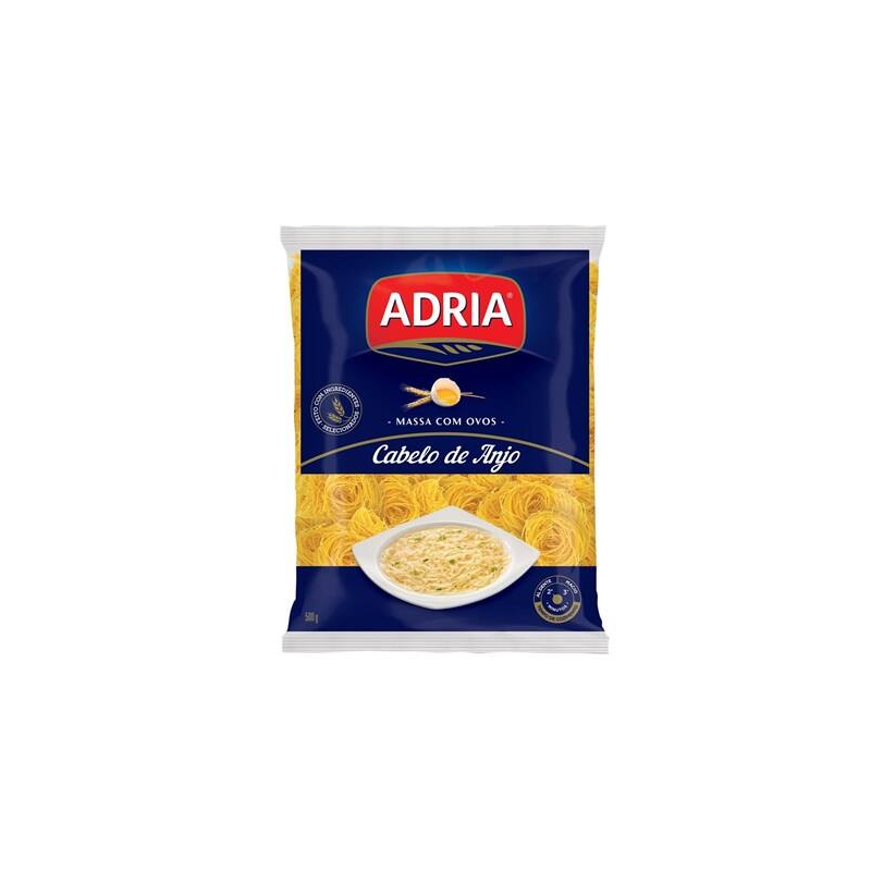 Macarrão Cabelo de Anjo com Ovos Adria 500g