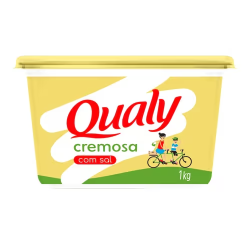 Margarina Cremosa Com Sal Qualy 1kg