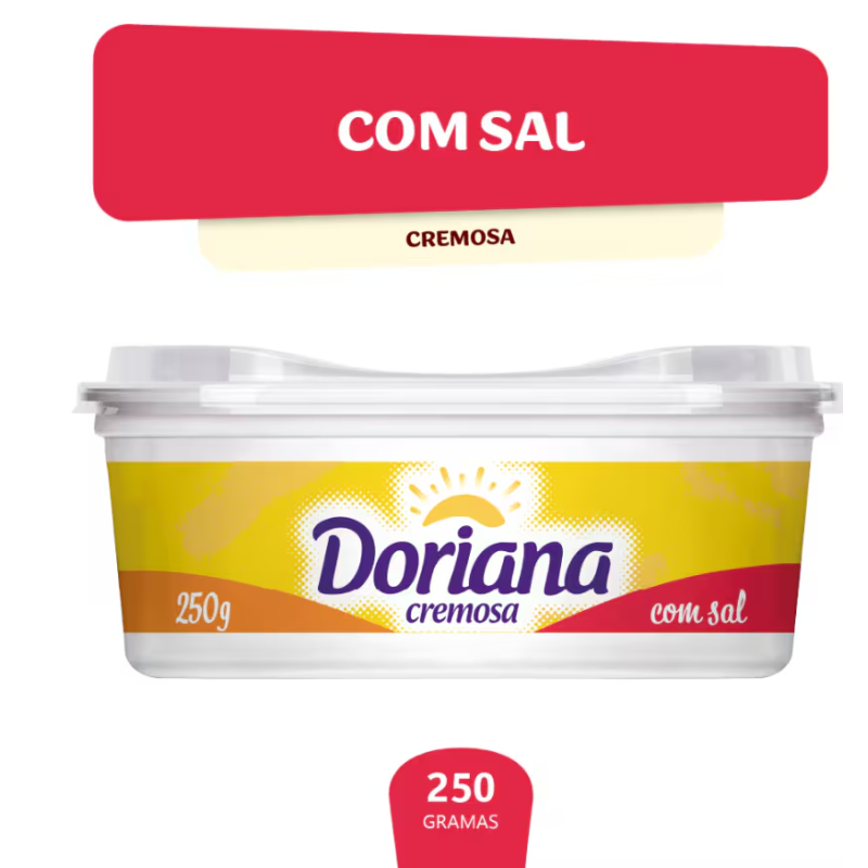 Margarina Cremosa Com Sal Doriana 250g