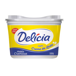 Margarina Com Sal E Creme de Leite Delicia 500g