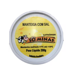 Manteiga com Sal Só Minas 200g