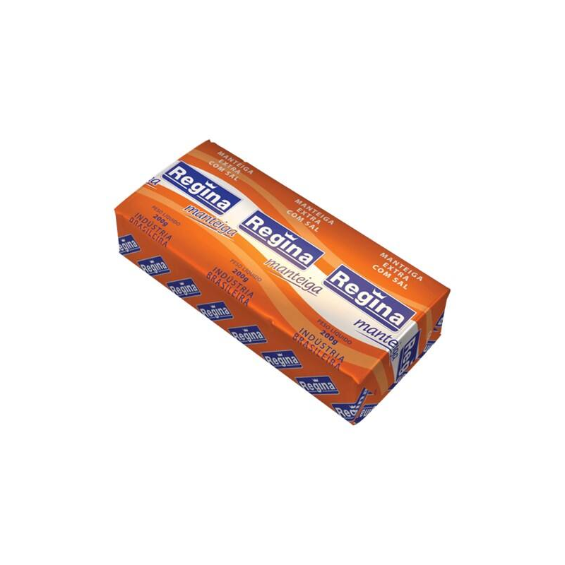 Manteiga Regina com Sal Tablete 200g