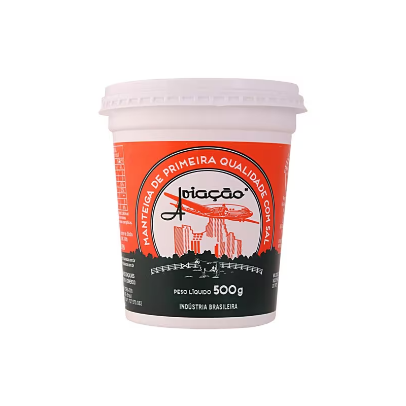 Manteiga com Sal Aviação 500g