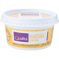 Manteiga Qualitá com Sal 200g