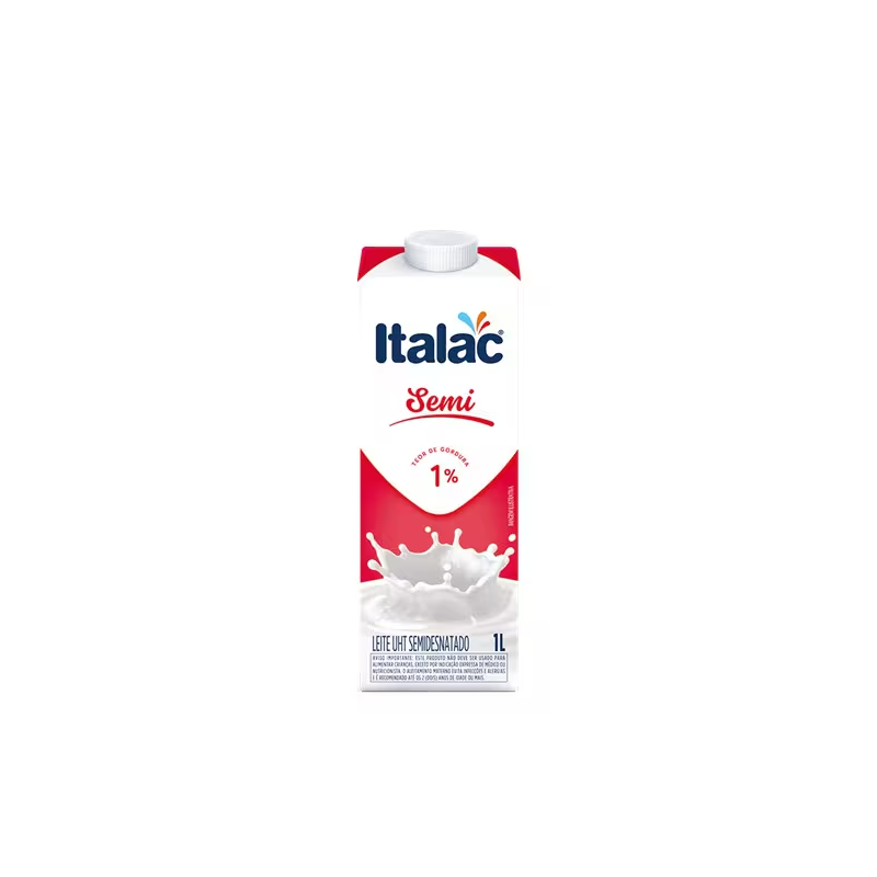 Leite Semidesnatado Uht Italac 1l