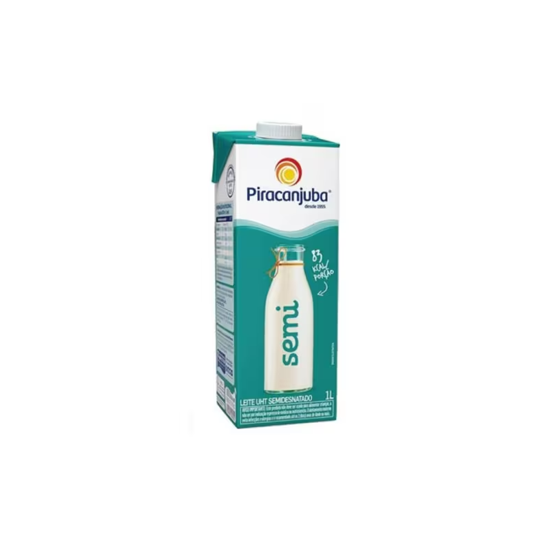 Leite Semi Desnatado Piracanjuba 1l