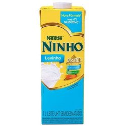 Leite Uht Semidesnatado Levinho Forti+ Ninho Caixa 1l