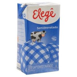 Leite Uht Semi Desnatado Elegê 1l