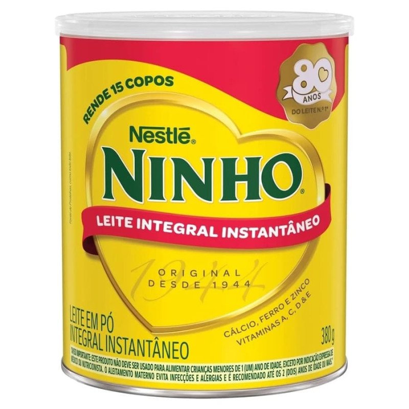 Leite Integral Instantâneo Ninho 380g