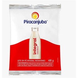Leite Em Pó Piracanjuba Instantâneo Integral 400g