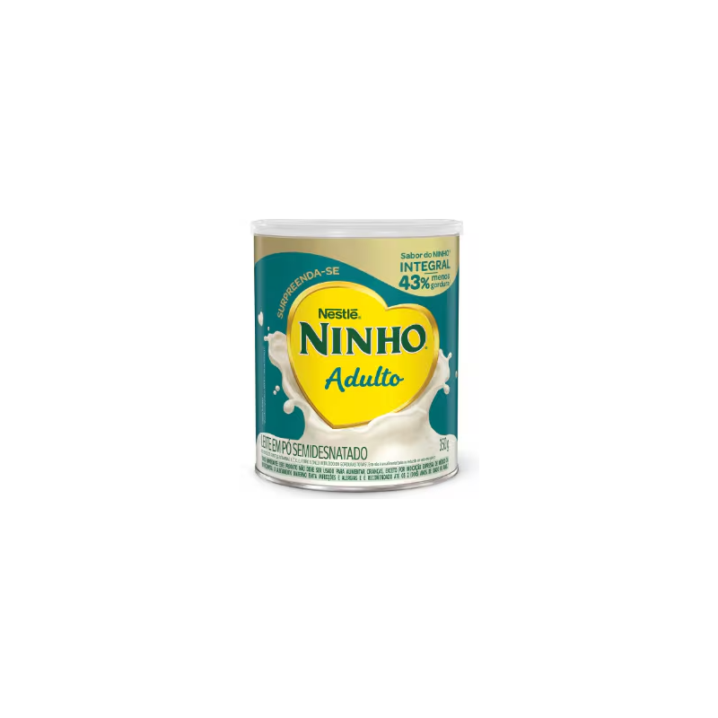 Leite Pó Semidesnatado Adulto Ninho 350g