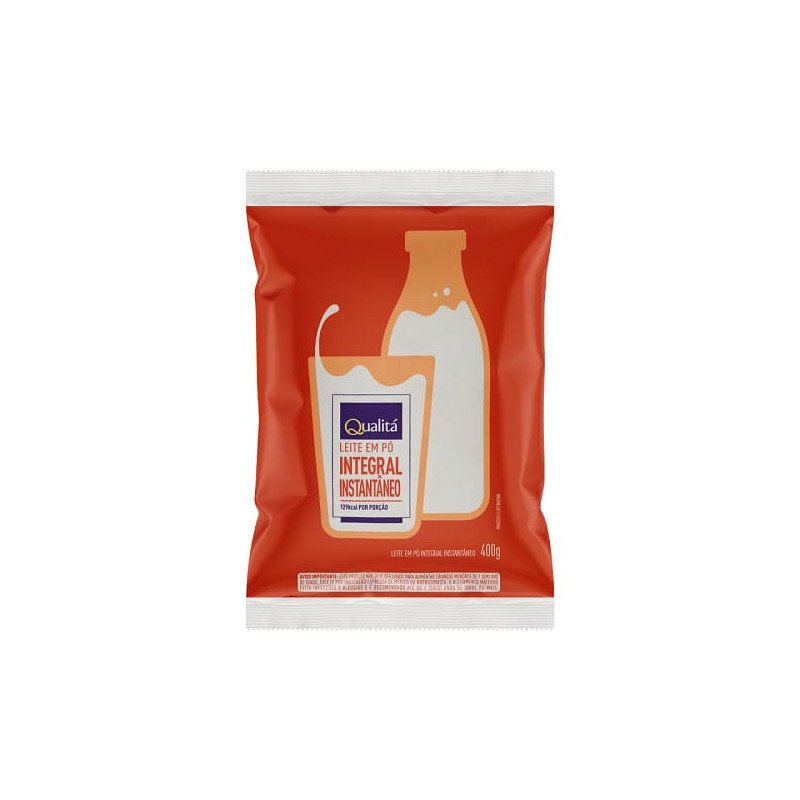 Leite em Pó Integral Instantâneo Qualitá 400g