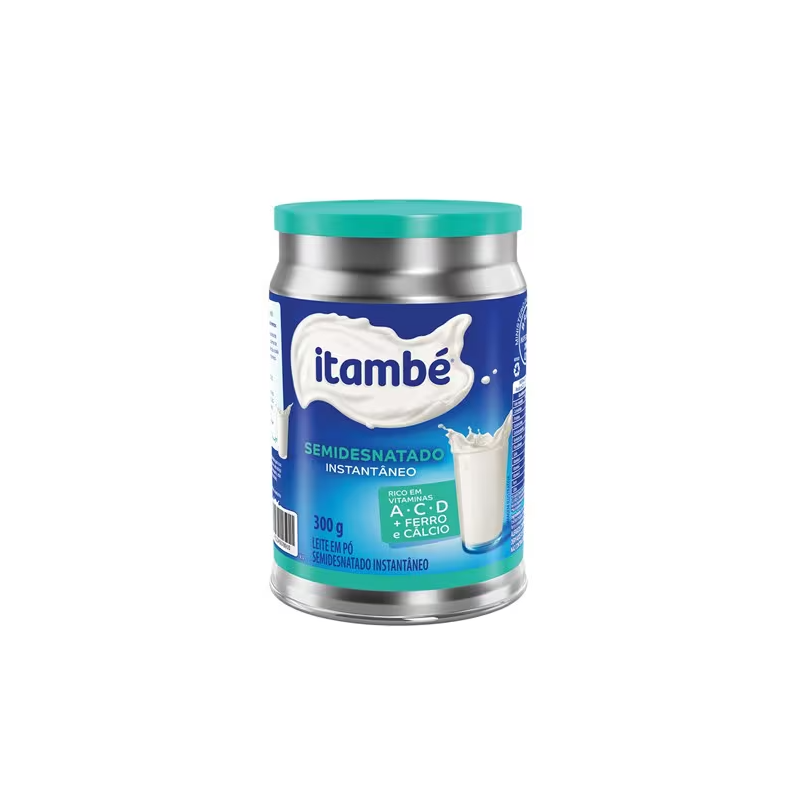 Leite em Pó Instantâneo Itambé Semidesnatado Lata 300g