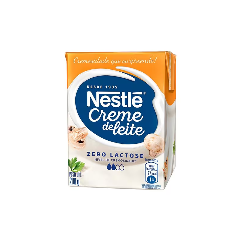 Creme de Leite Leve Zero Lactose Nestlé 200g