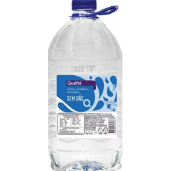 Agua Mineral Natural Sem Gas Qualita Galao 5l