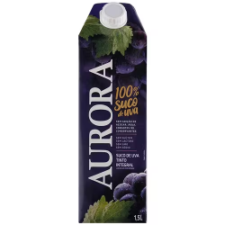 Suco Integral Uva Tinto Aurora 1,5l Tp Caixinha