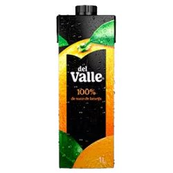Suco de Laranja 100% Del Valle 1l