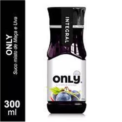 Suco de Uva e Maçã Tinto Integral Only 300ml