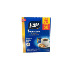 Adoçante Pó Linea Sucralose com 70 Envelopes de 500mg Cada