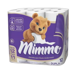 Papel Higiênico Mimmo Neutro Folha Dupla L12/P11