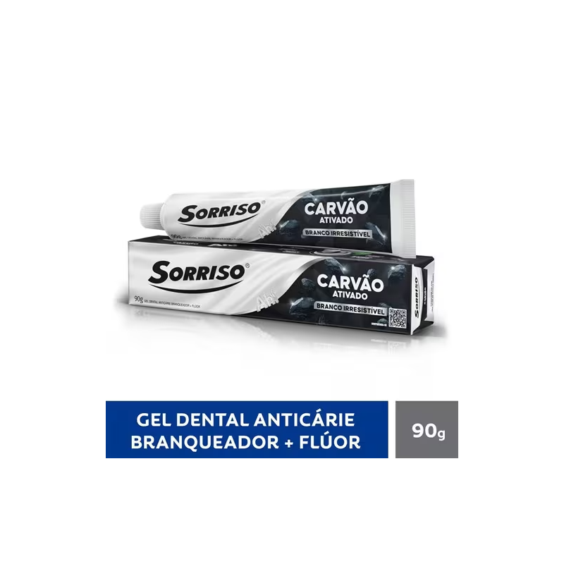 Creme Sorriso Carvão Ativado Dental 90g