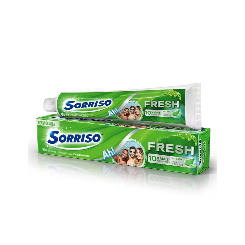 Creme Dental Sorriso Fresh Hortelã Explosion 90g