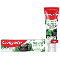 Creme Dental Colgate Natural Extracts Carvão Ativado E Menta 90g