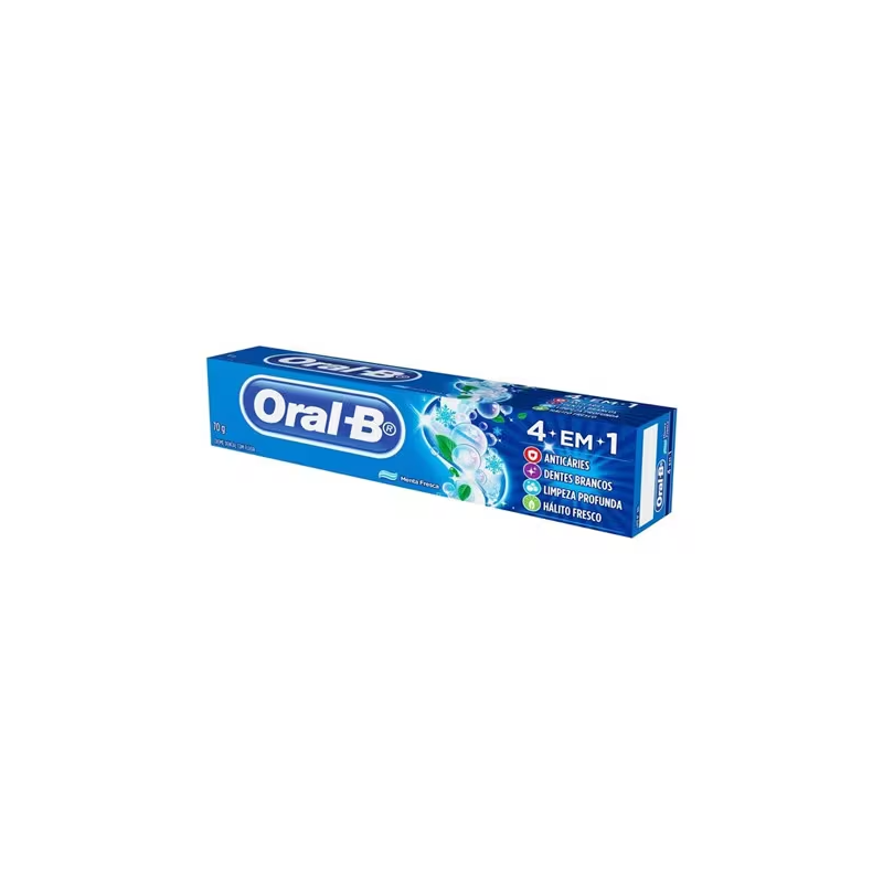 Creme Dental Oral-B 4 em 1 Embalagem 70g