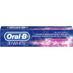 Creme Dental Oral-B 3d White Brilliant Fresh Embalagem 70g
