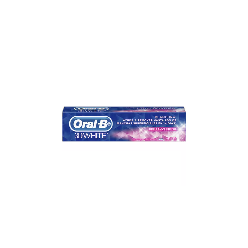 Creme Dental Oral-B 3d White Brilliant Fresh Embalagem 70g