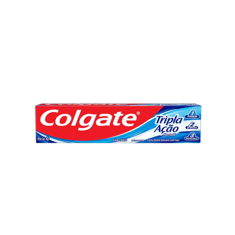 Creme Dental Tripla Ação Hortelã Colgate 90 g
