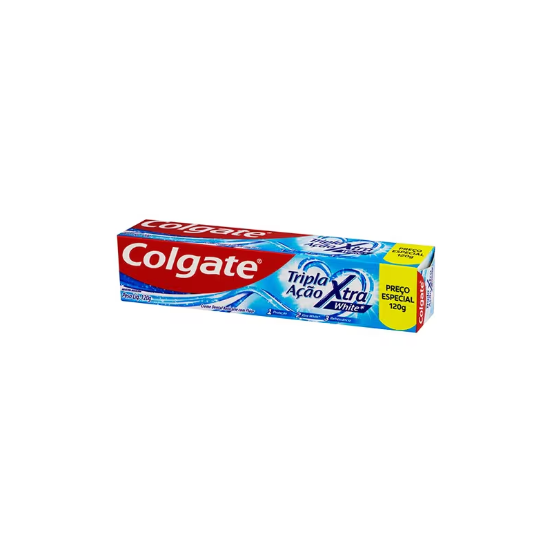 Creme Dental Tripla Ação Xtra White Colgate 120g