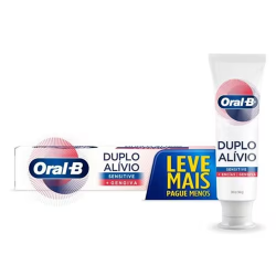 Creme Dental Duplo Alivio Sensitive+Gengiva Oral B 70g
