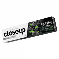 Creme Dental Carvão Ativado Menta Closeup 85g