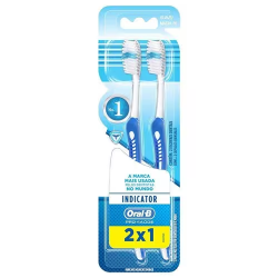 Escova Dental Macia Indicator Pró Saúde Oral-B 2un